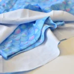 ⁦בגד ים לילדות שני חלקים שרוול ארוך בת ים כחול⁩ – תמונה ⁦6⁩