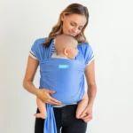 ⁦מנשא בד לתינוק מובי ראפ תכלת⁩ – תמונה ⁦2⁩